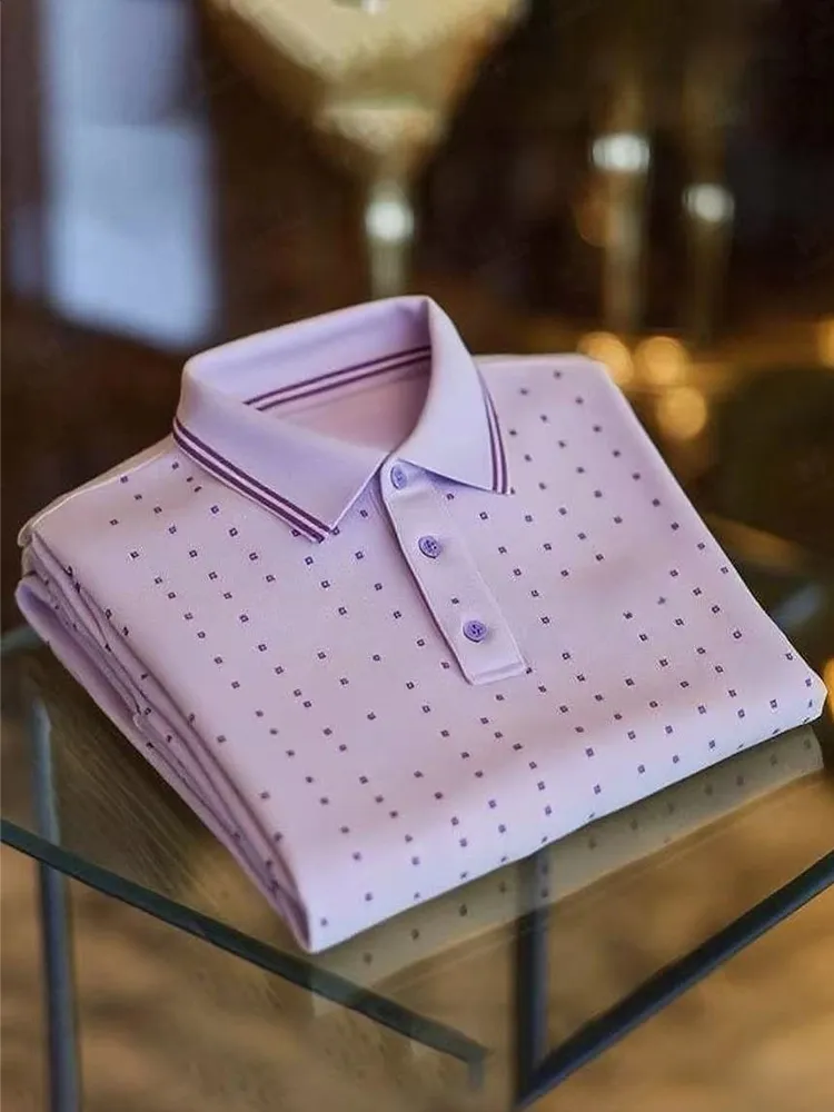 Men’s Classic Business Logo Button Short Sleeve - Image 3