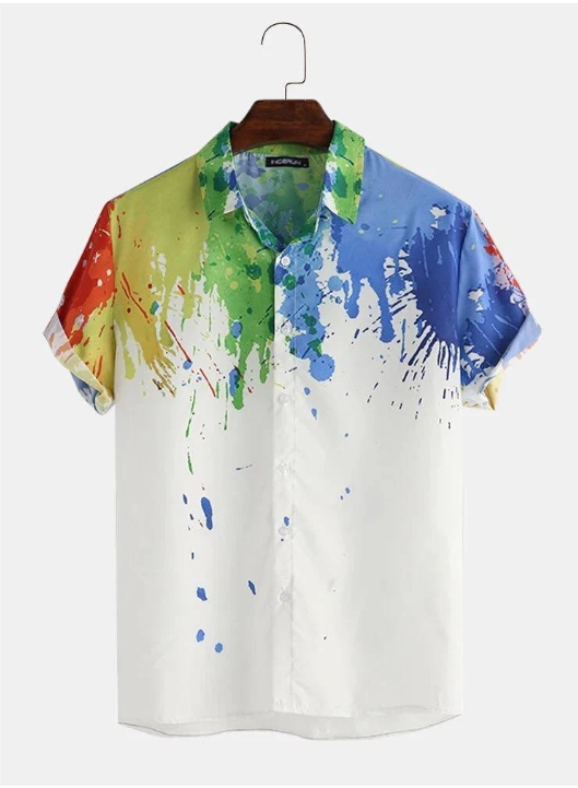 Holi Prints Colourful Shirt